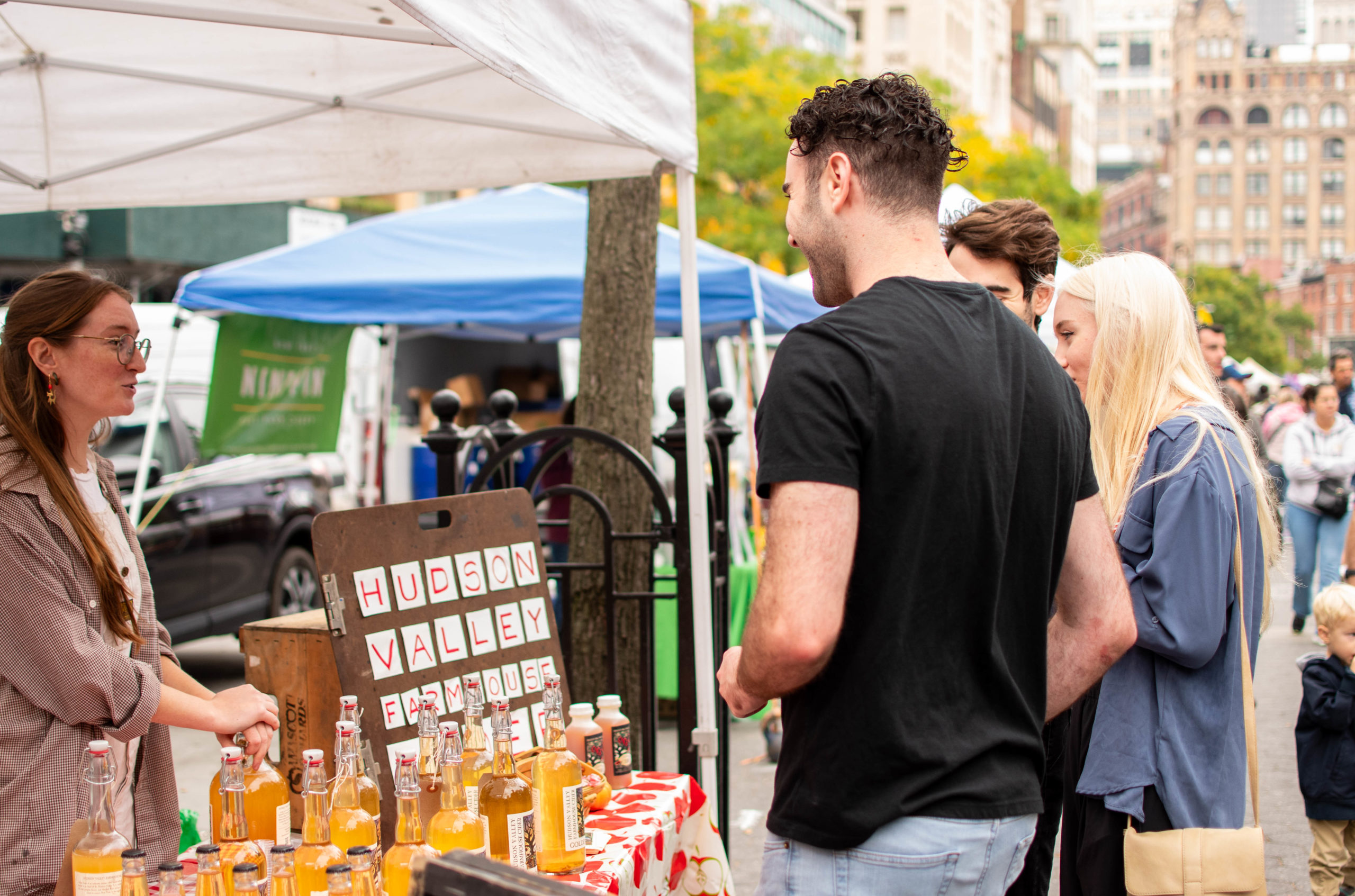 GrowNYC Cider Village at Union Square Greenmarket Hudson Valley Farmhouse Cider