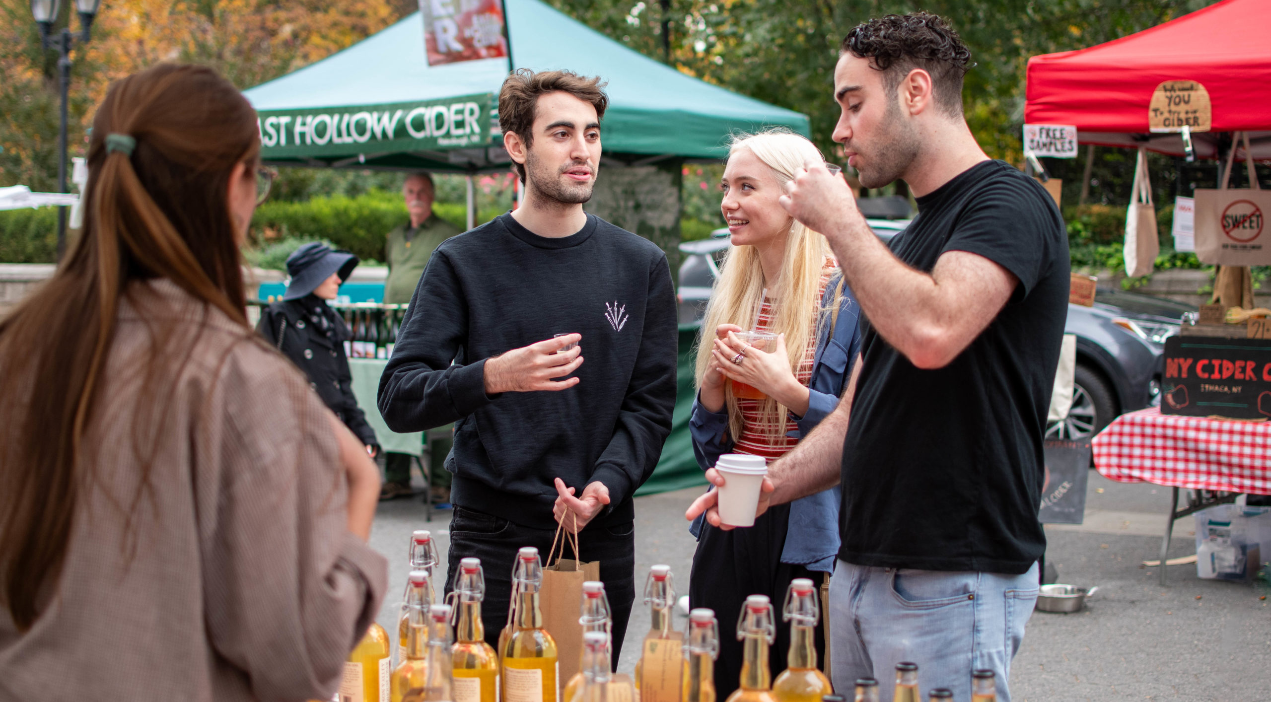 GrowNYC Cider Village at Union Square Greenmarket Hudson Valley Farmhouse Cider