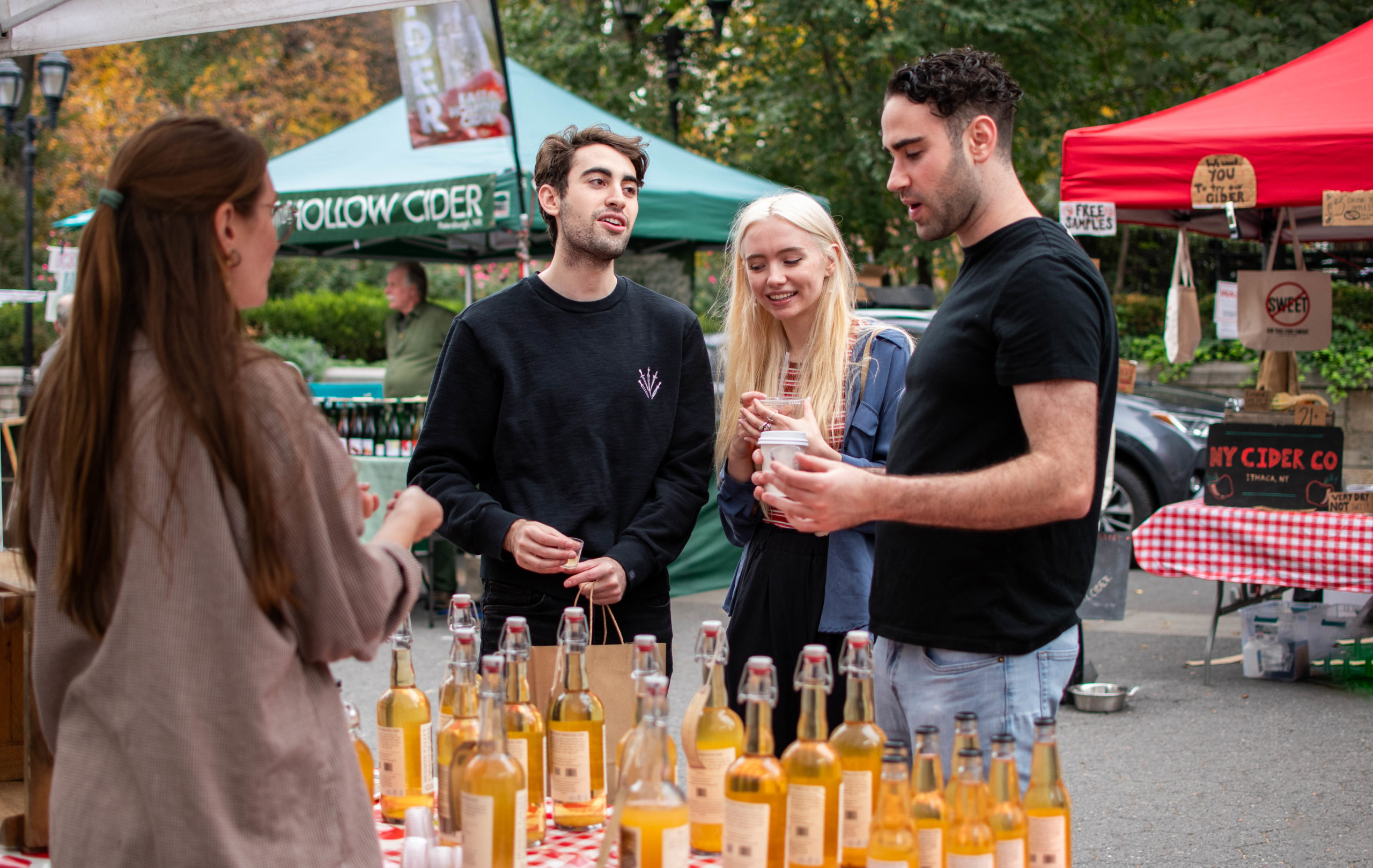 GrowNYC Cider Village at Union Square Greenmarket Hudson Valley Farmhouse Cider