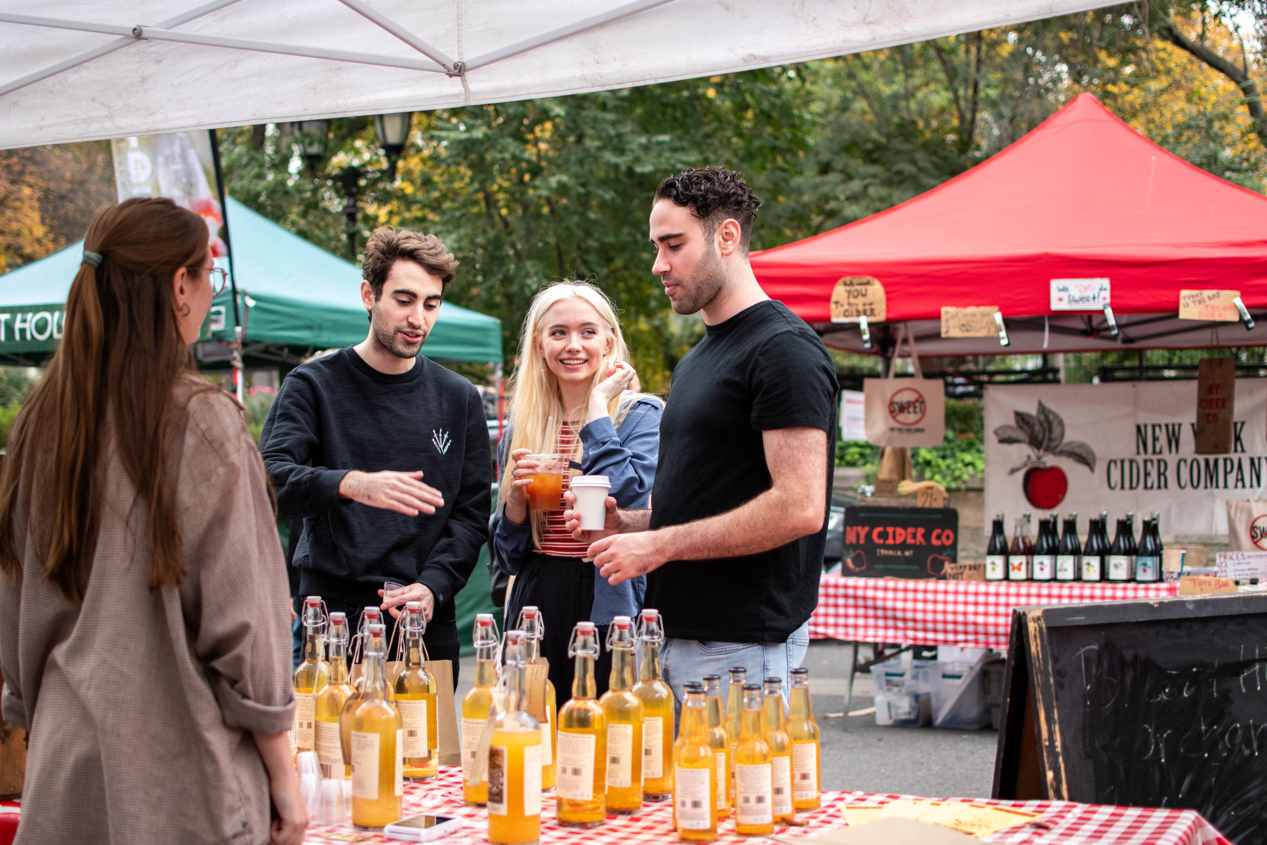 GrowNYC Cider Village at Union Square Greenmarket Hudson Valley Farmhouse Cider