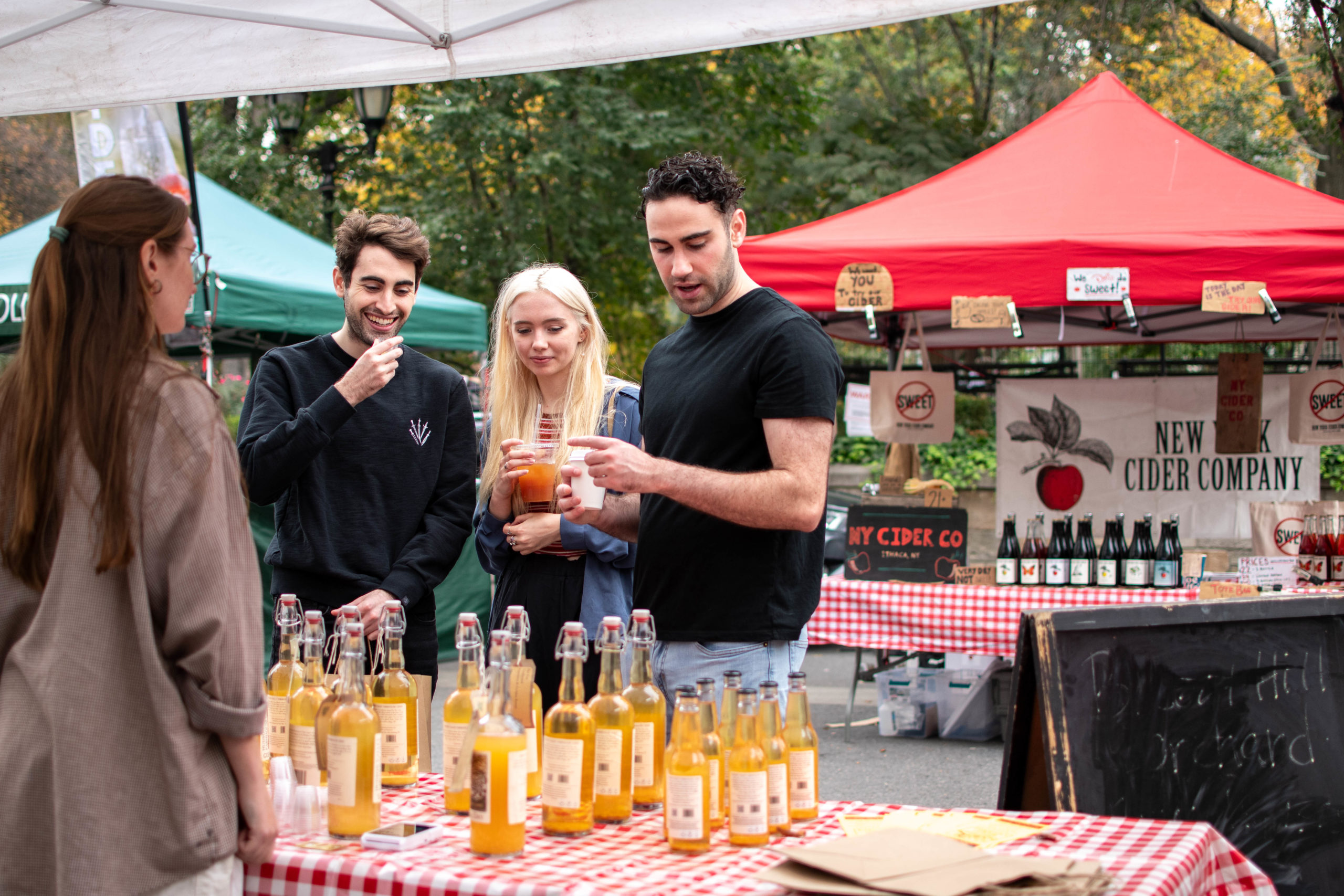 GrowNYC Cider Village at Union Square Greenmarket Hudson Valley Farmhouse Cider