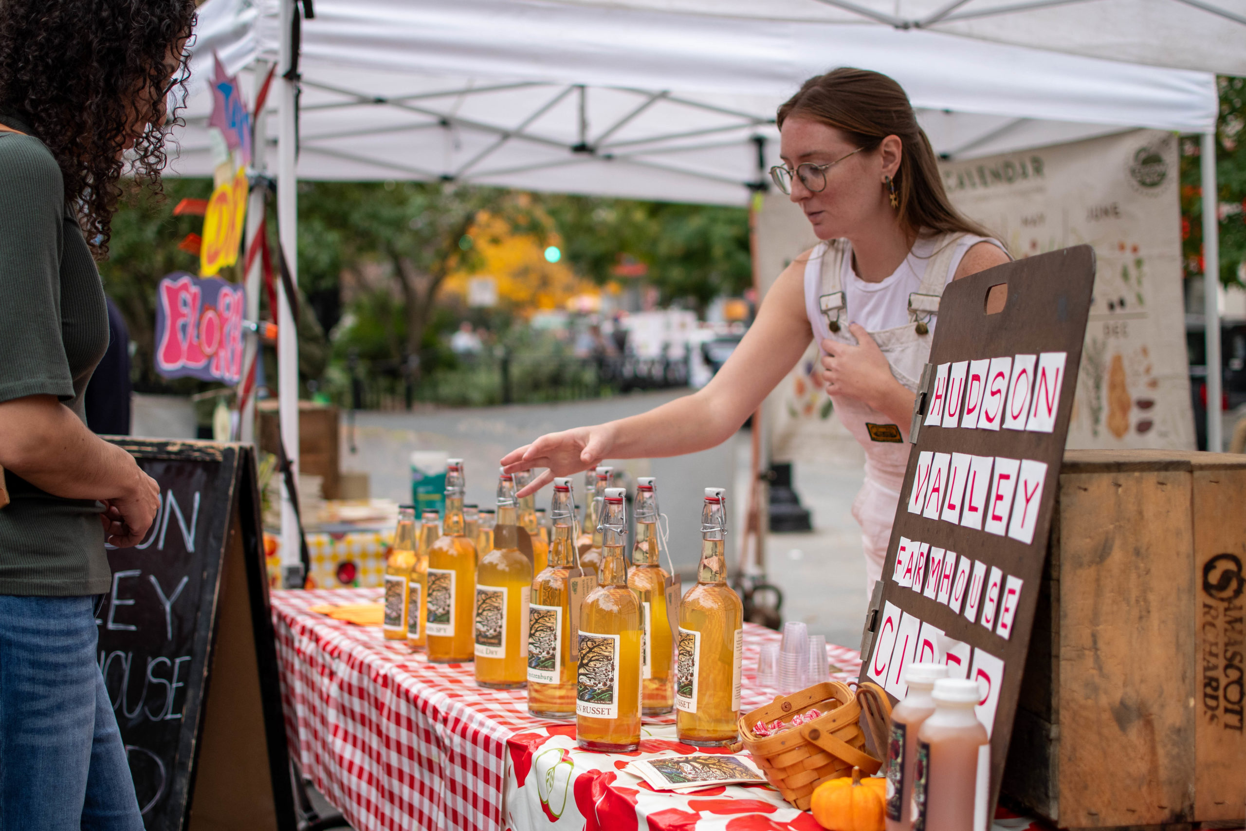 GrowNYC Cider Village at Union Square Greenmarket Hudson Valley Farmhouse Cider