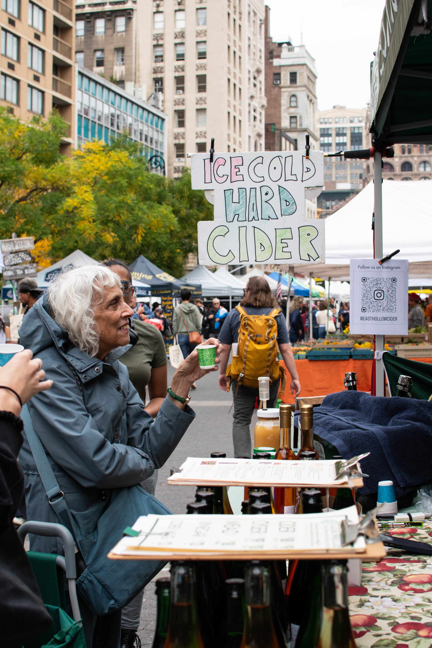 GrowNYC Cider Village at Union Square Greenmarket