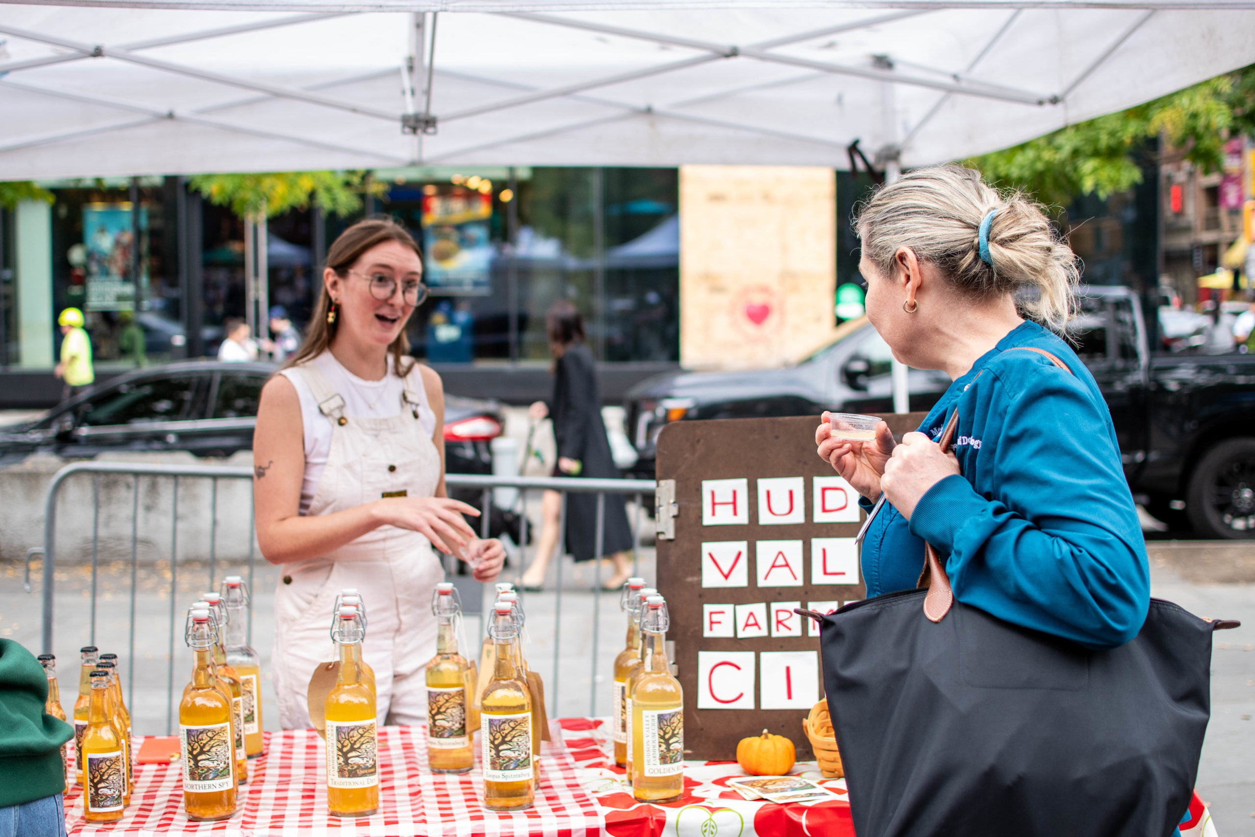 GrowNYC Cider Village at Union Square Greenmarket Hudson Valley Farmhouse Cider