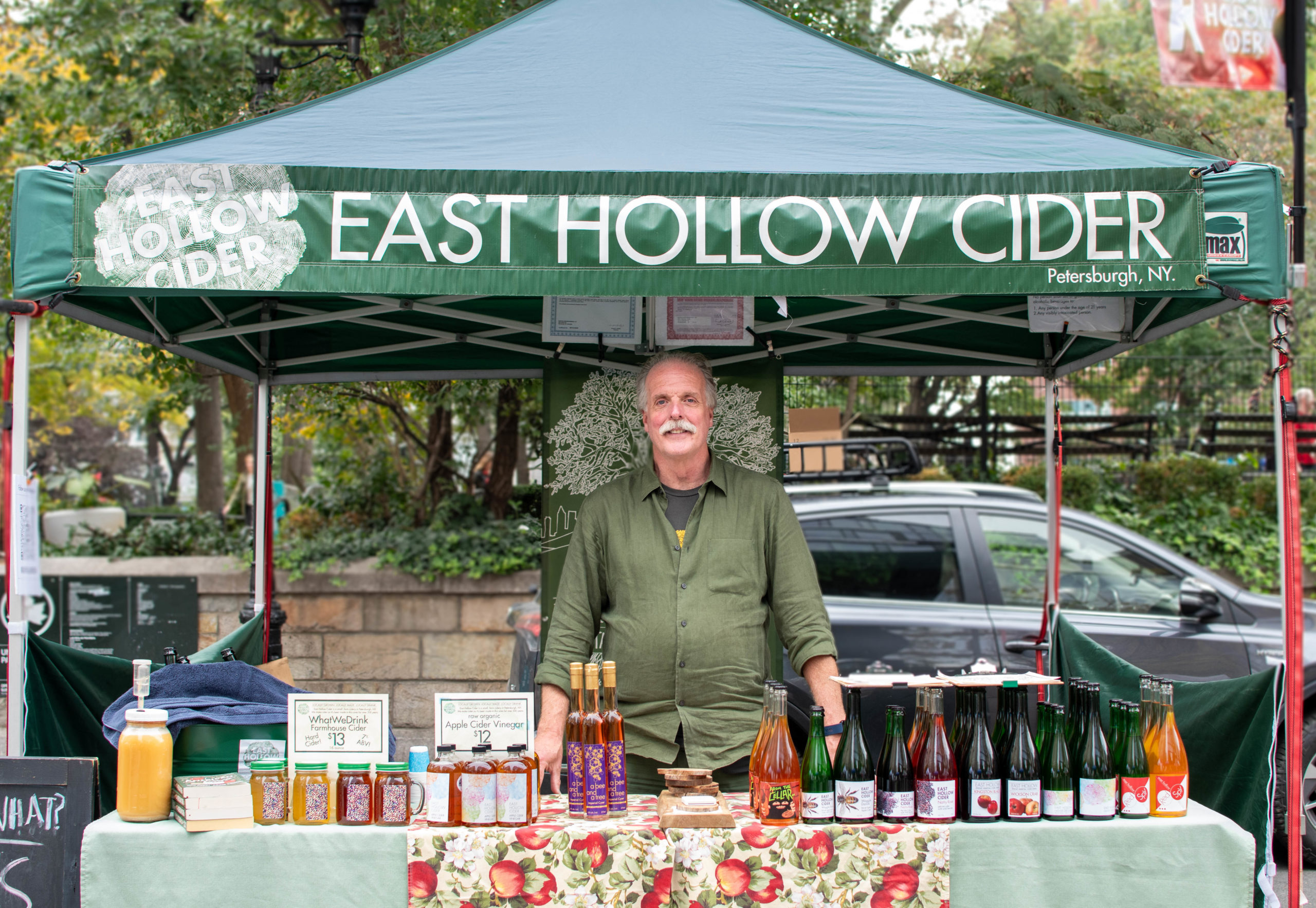 GrowNYC Cider Village at Union Square Greenmarket East Hollow Cider